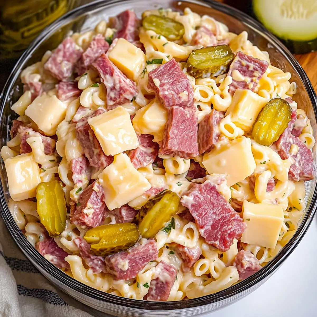 Creamy Reuben Pasta Salad – Comfort Food You’ll Crave