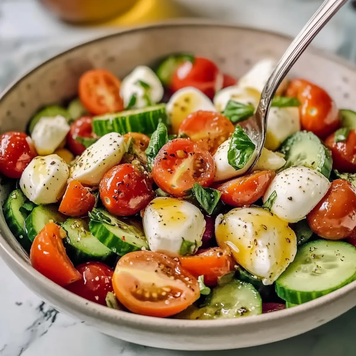 Cucumber Mozzarella Salad: A Refreshing Summer Delight