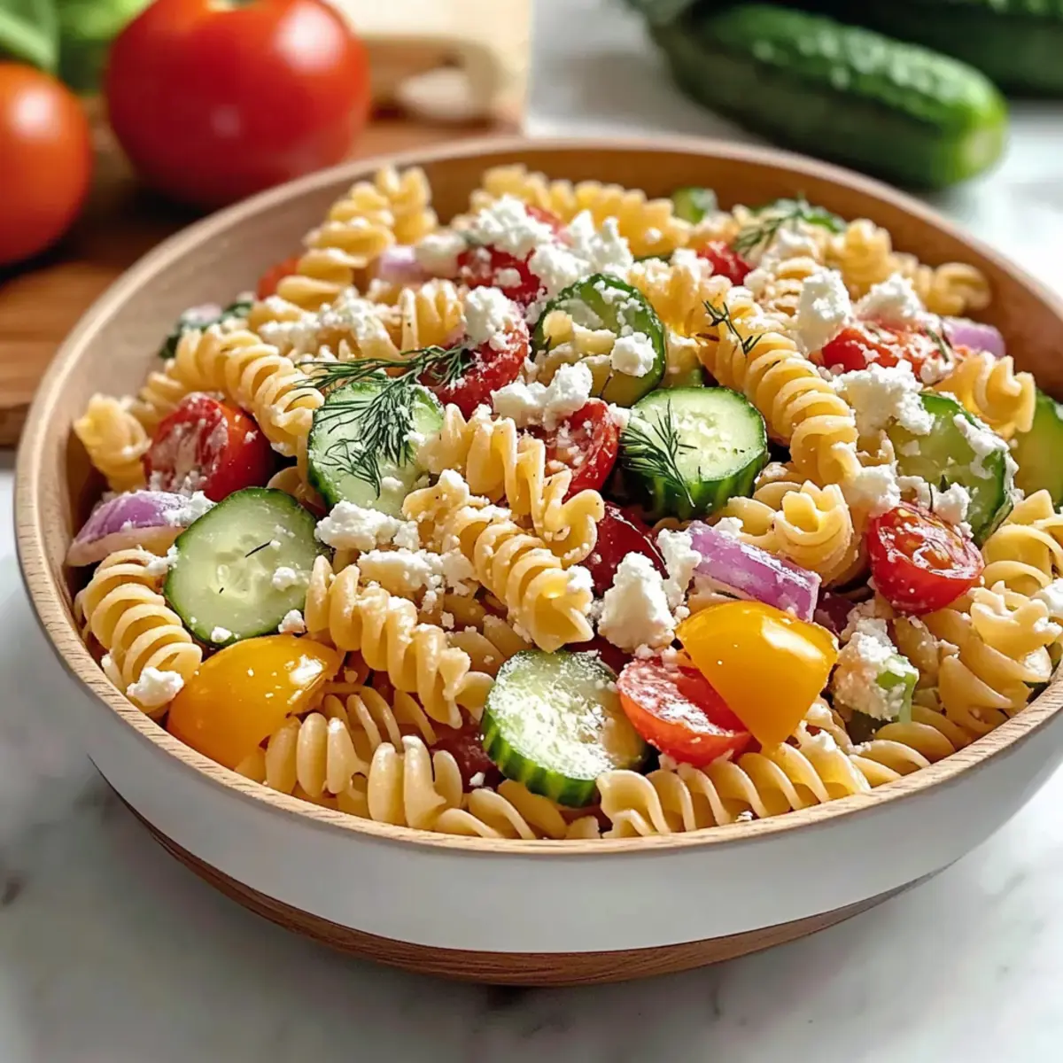 High Protein Greek Pasta Salad: A Flavorful Meal Prep Delight