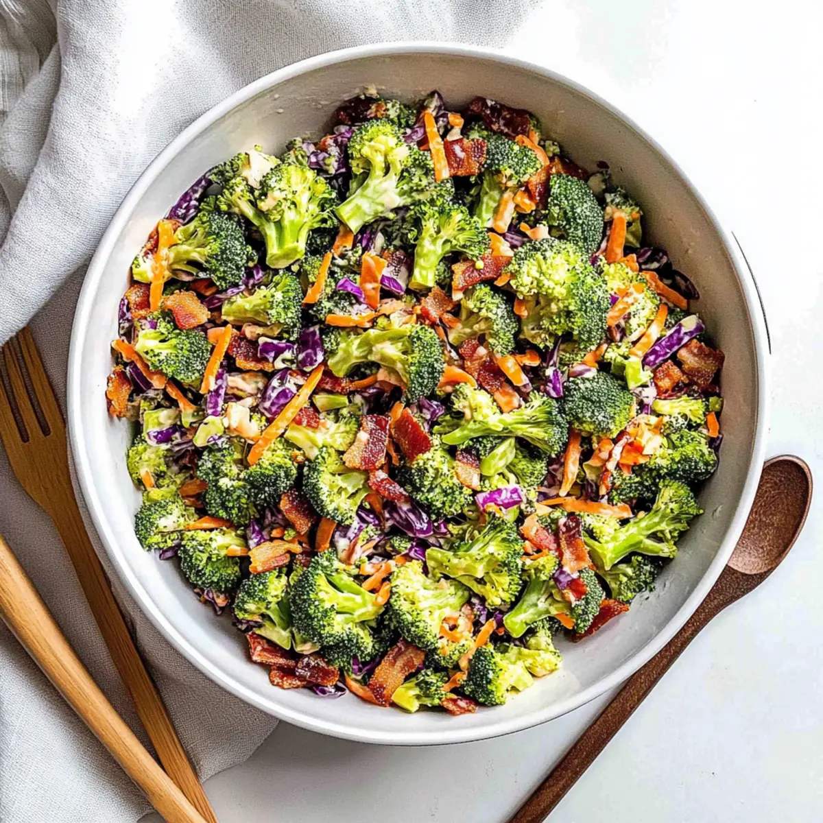 Crunchy Broccoli Salad with Honey Dijon Dressing Delight