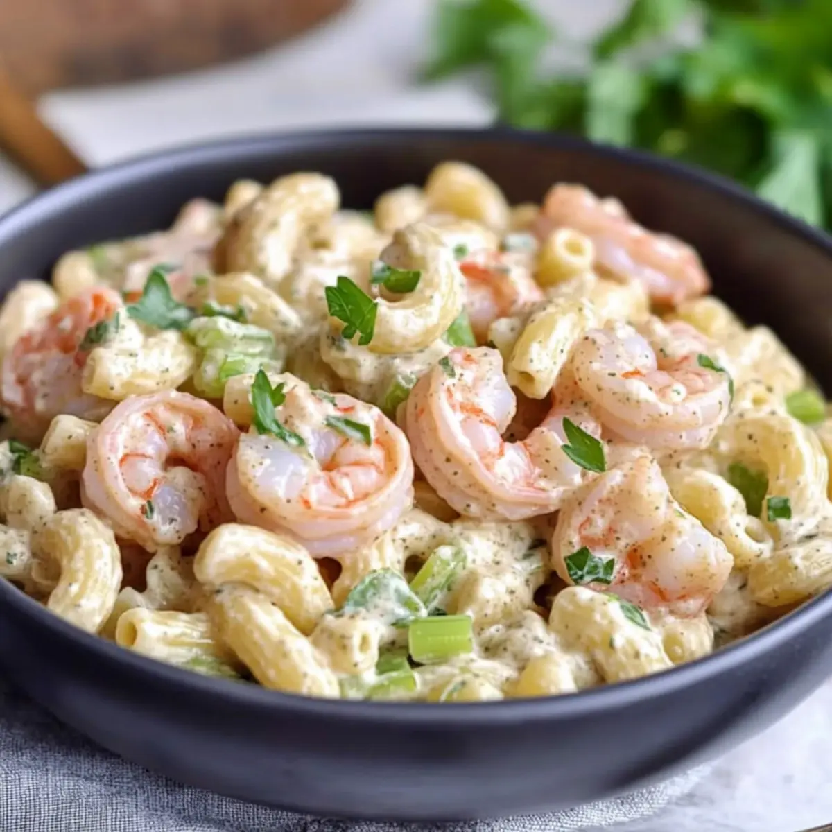 Creamy Shrimp Pasta Salad for Effortless Summer Bliss