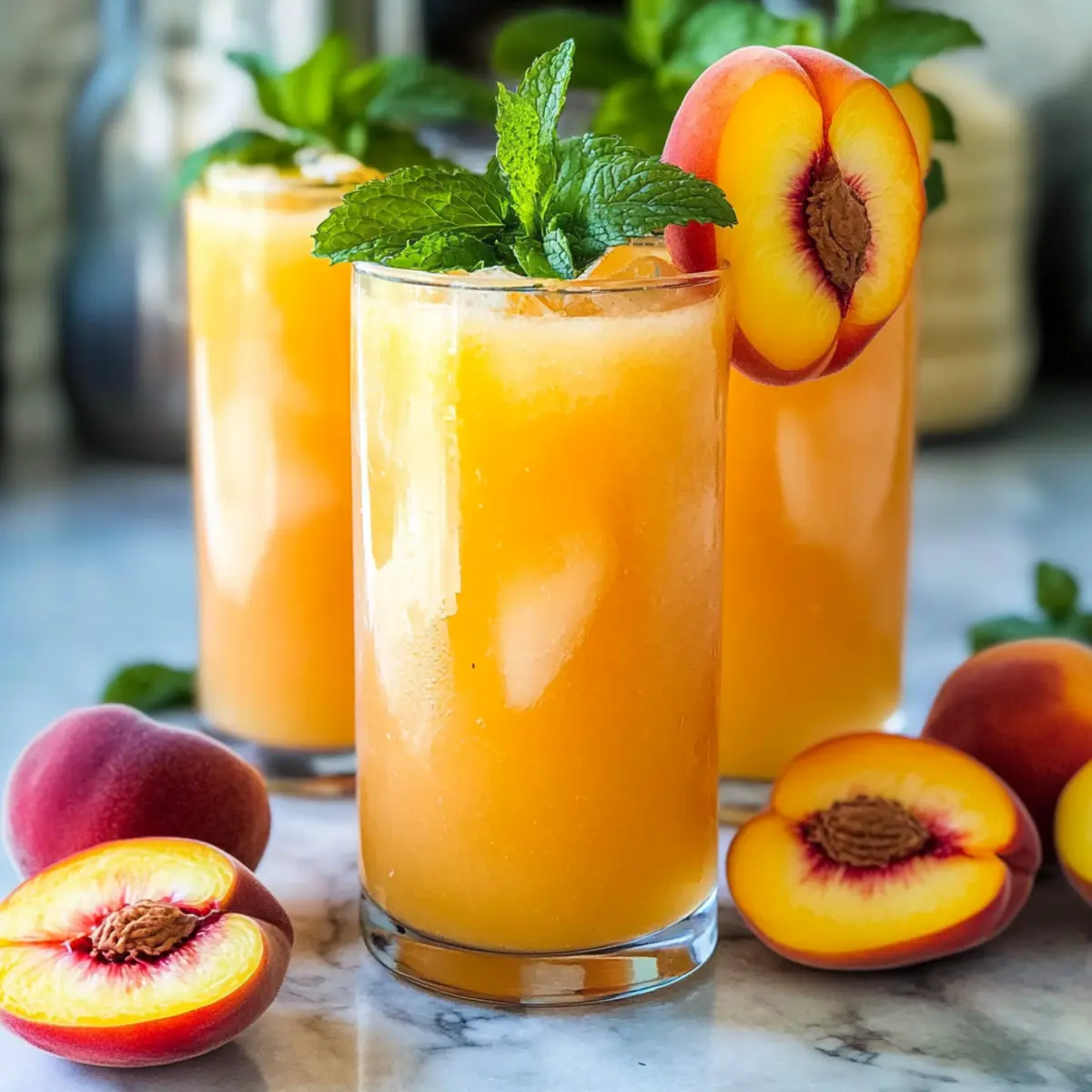 Deliciously Sweet Peach Lemonade to Beat the Summer Heat