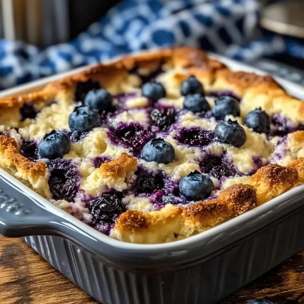 Delicious Blueberry Cottage Cheese Breakfast Bake for Mornings