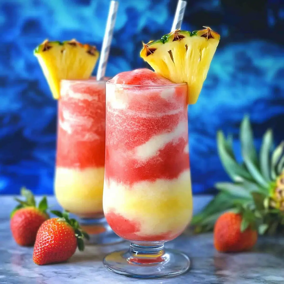 Refreshing Virgin Strawberry Pina Colada for Summer Bliss