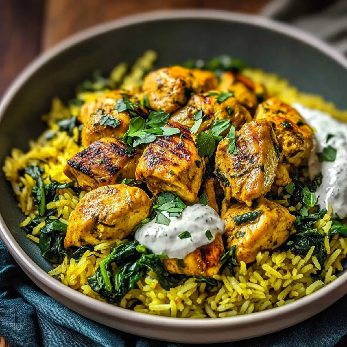 Savory Turmeric Chicken & Rice Bowl for Clean, Cozy Meals