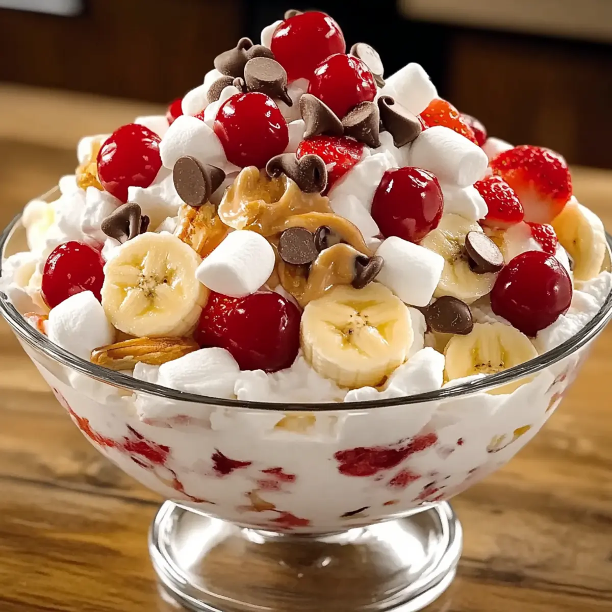 Delightful Banana Split Fluff Salad for Sweet Summertime Cheers