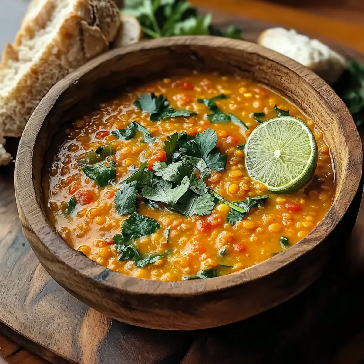 Cozy Thai Coconut Red Lentil Soup for a Quick Comfort Fix