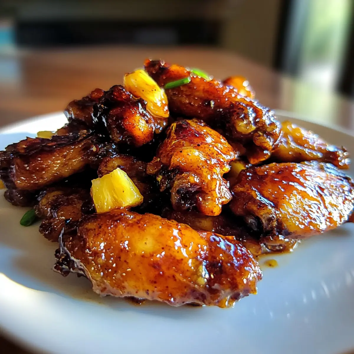 Sweet & Sticky Brown Sugar Pineapple Wings Chicken Delight