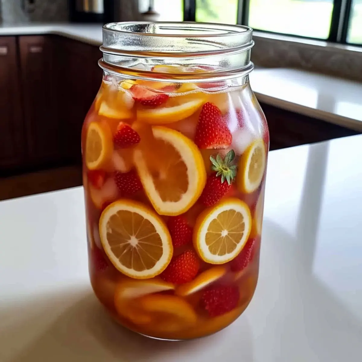Refreshing Strawberry Citrus Iced Tea for Summer Bliss