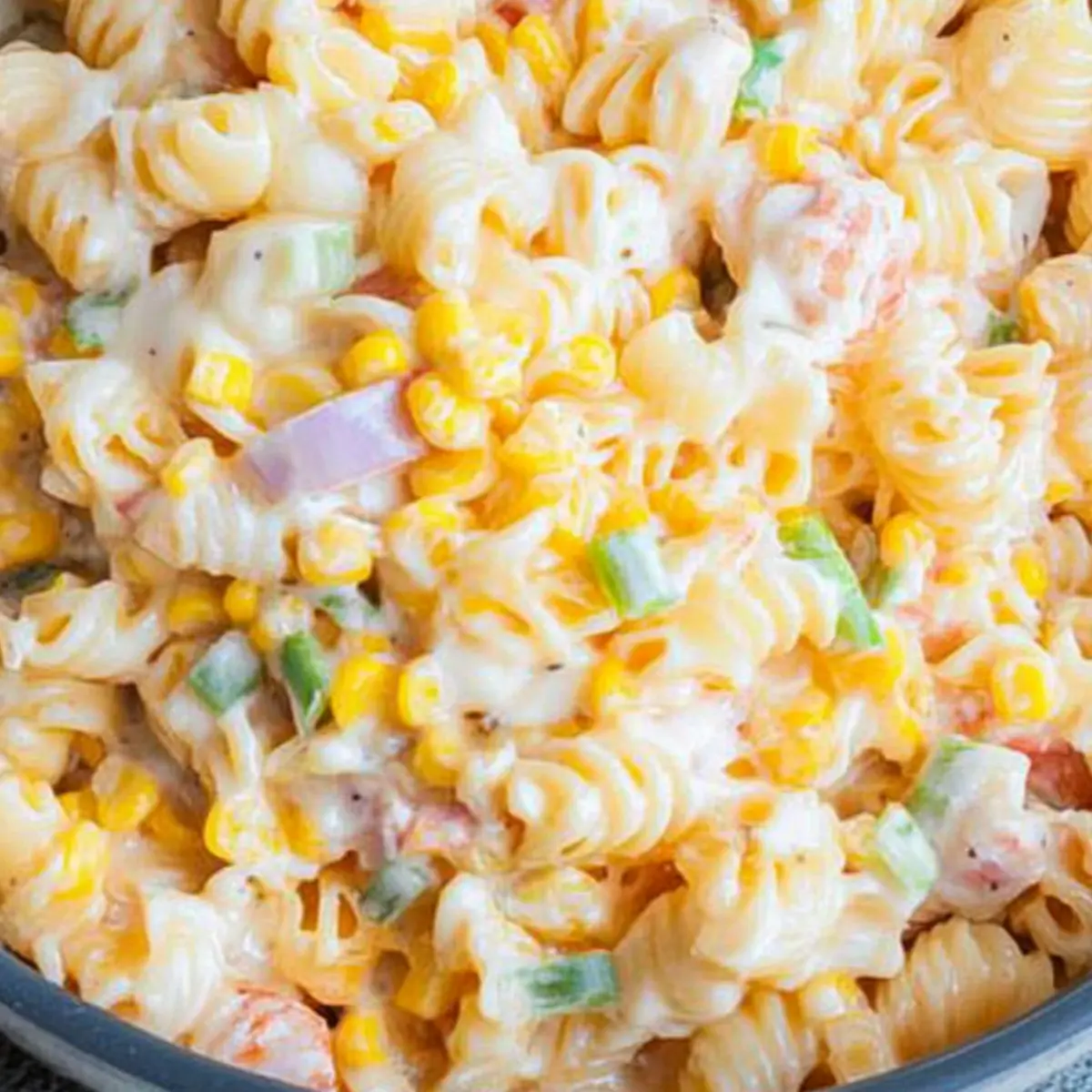 Creamy Fiesta Corn Pasta Salad for Easy Summer Feasts