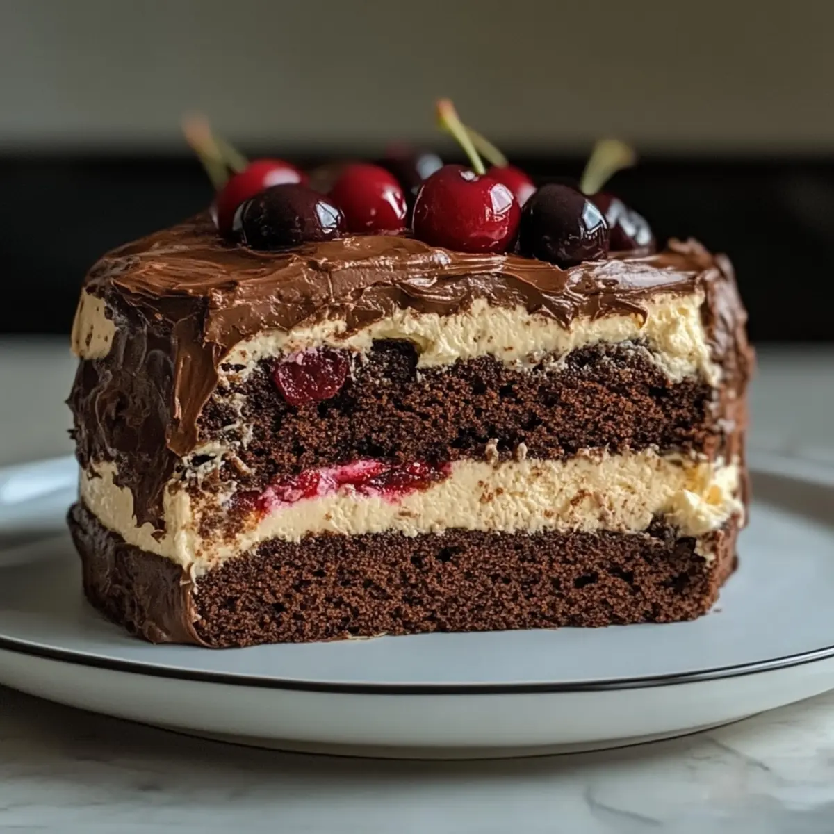 Indulge in a Luxurious Black Forest-inspired Cake Adventure