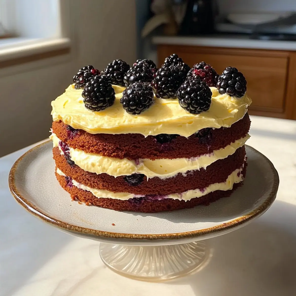 Lemon Blackberry Cake That’s a Summer Bliss in Every Bite