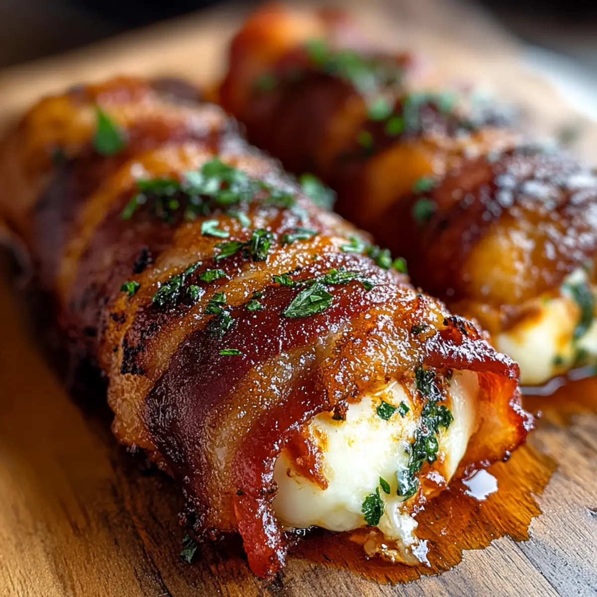 Crispy Bacon-Wrapped Mozzarella Sticks: Your New Favorite Snack