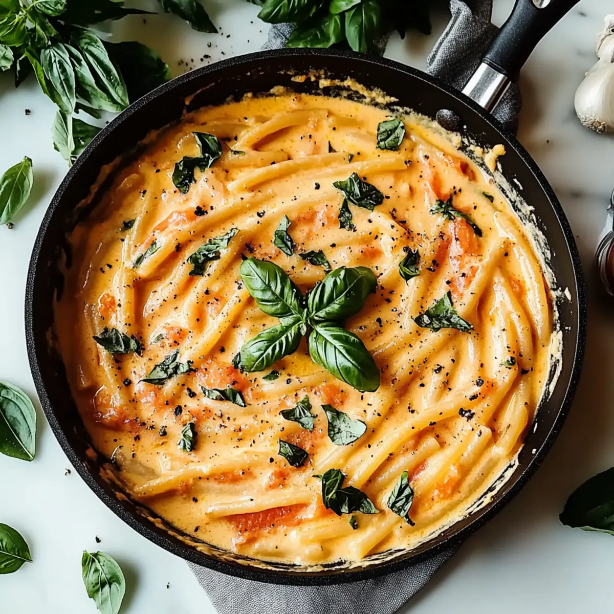 One Pan Creamy Tomato Pasta for Effortless Weeknight Joy