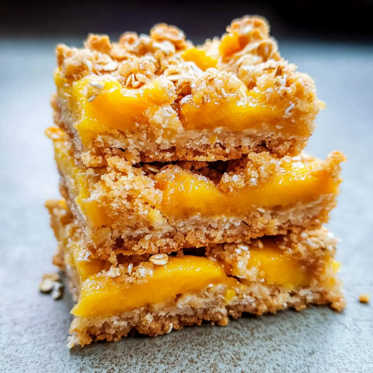 Mango Oatmeal Crumble Bars – Your New Favorite Healthy Snack