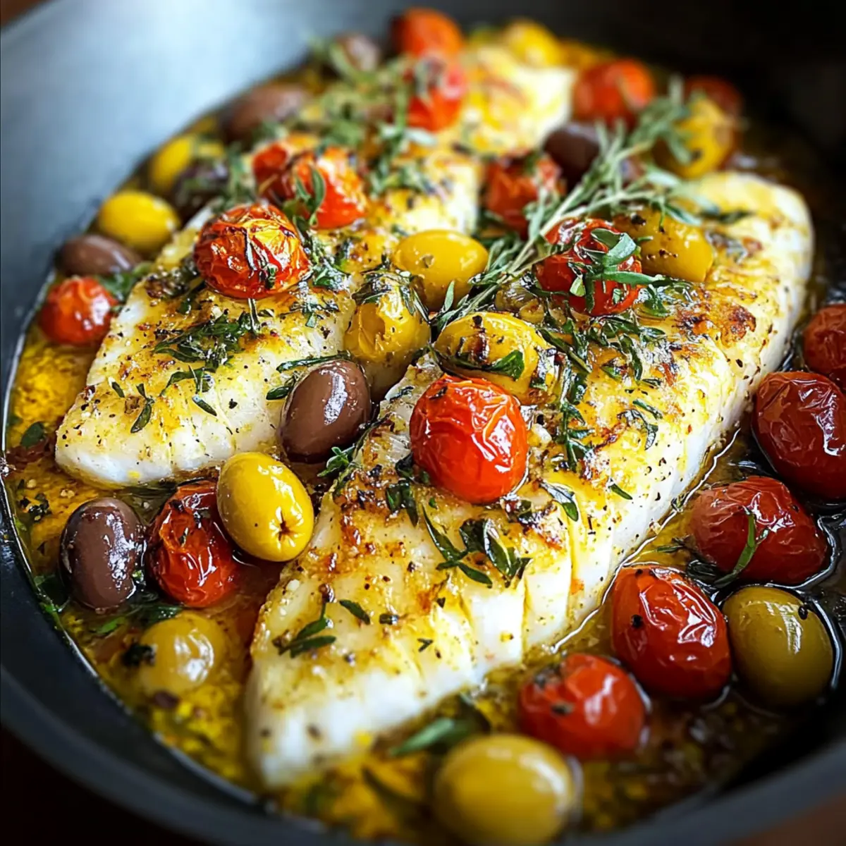 Mediterranean Baked Fish: Quick & Flavor-Packed Delight