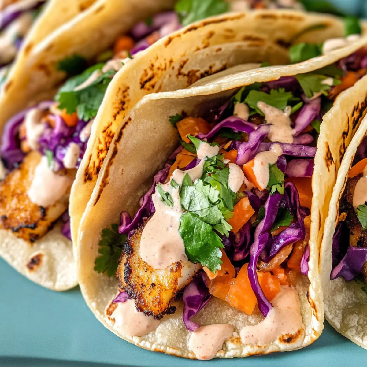 Spicy Cod Fish Tacos with Creamy Slaw in Under 30 Minutes
