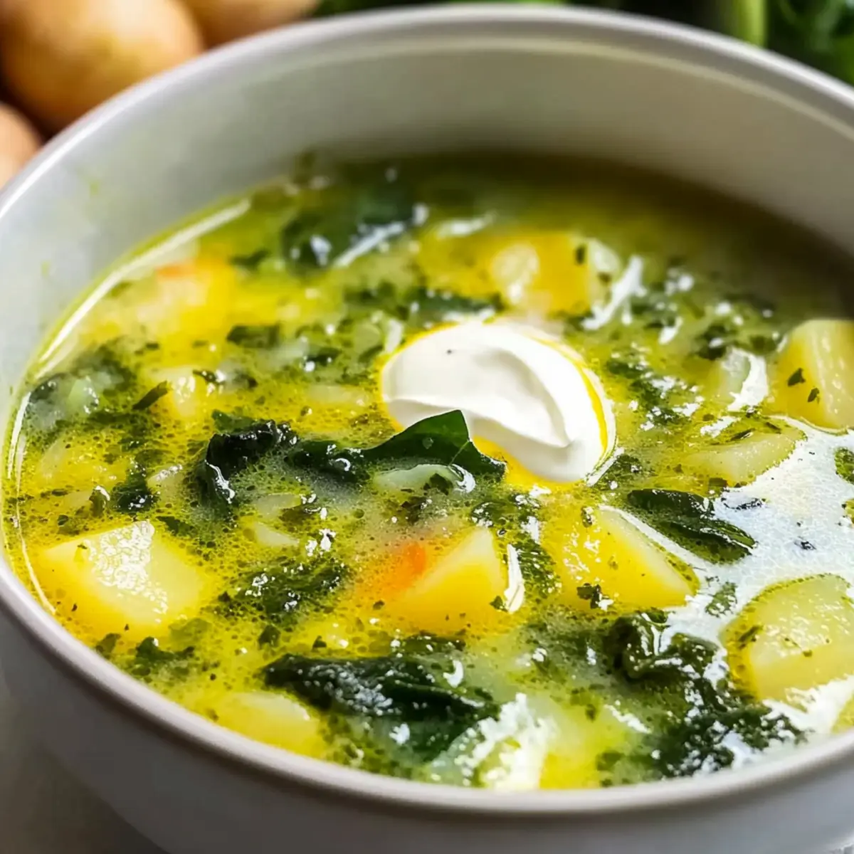 Delicious Ukrainian Spinach Soup for a Healthy Twist