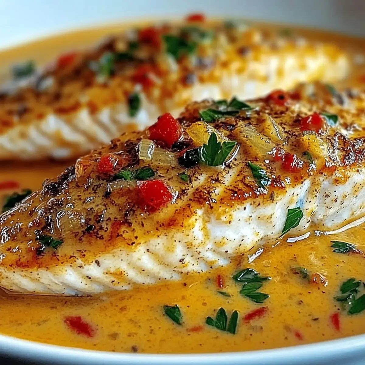 Red Snapper with Creamy Creole Sauce for a Flavorful Night
