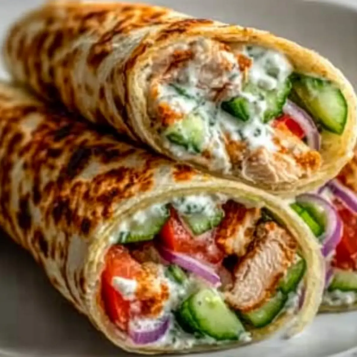 Zesty Greek Chicken Wraps for a Fresh, Quick Meal