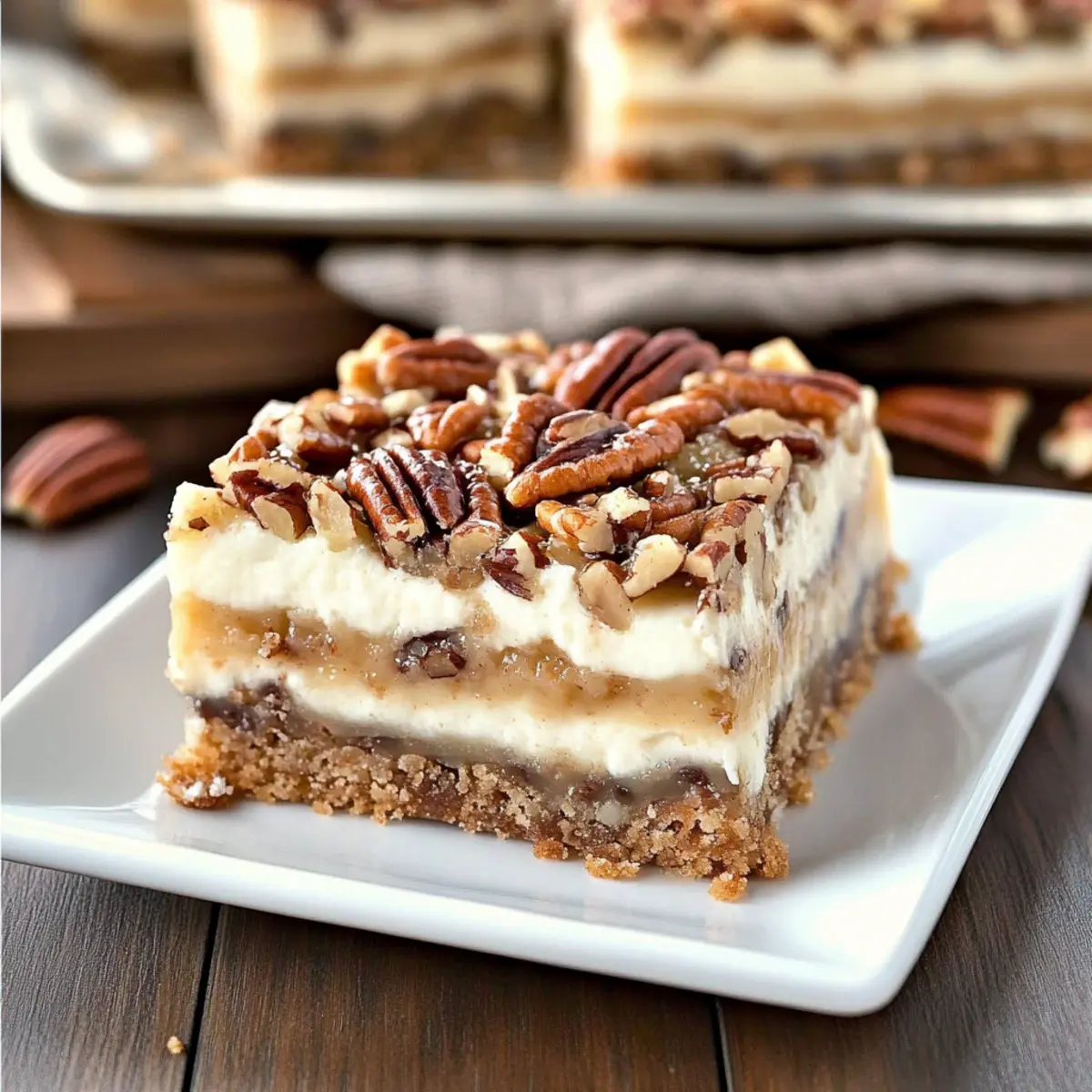 Irresistible Pecan Pie Cheesecake Bars for Sweet Tooth Bliss