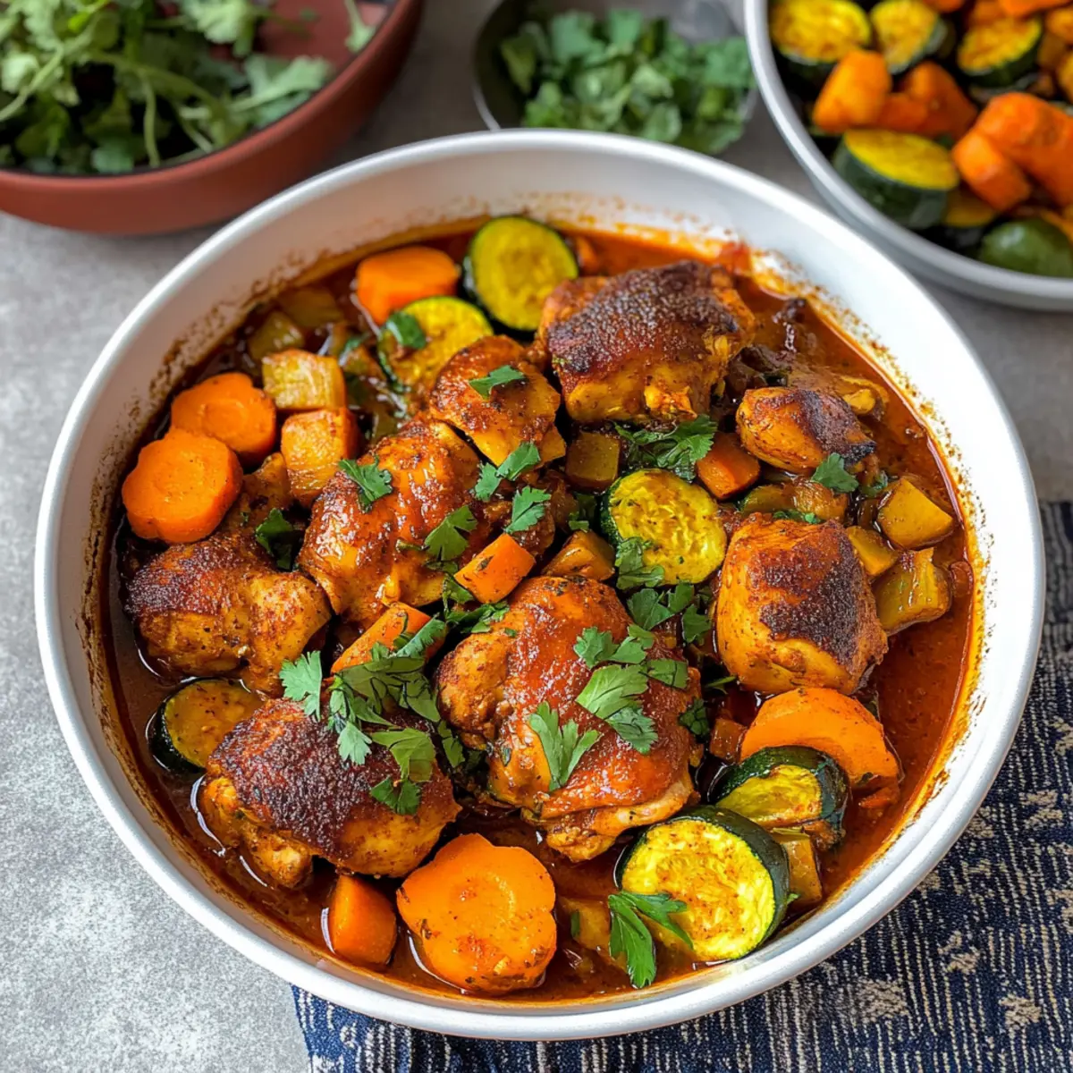 Savory Moroccan Chicken Casserole for Cozy Family Nights