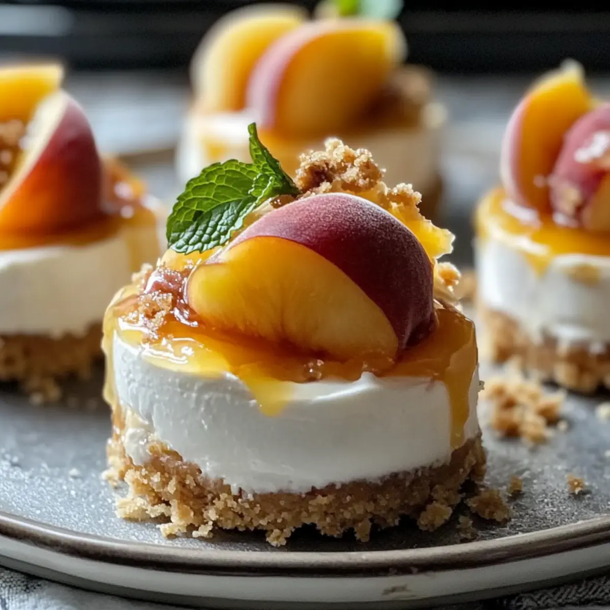 Mini Peach Cobbler Cheesecakes: A Sweet Summer Treat