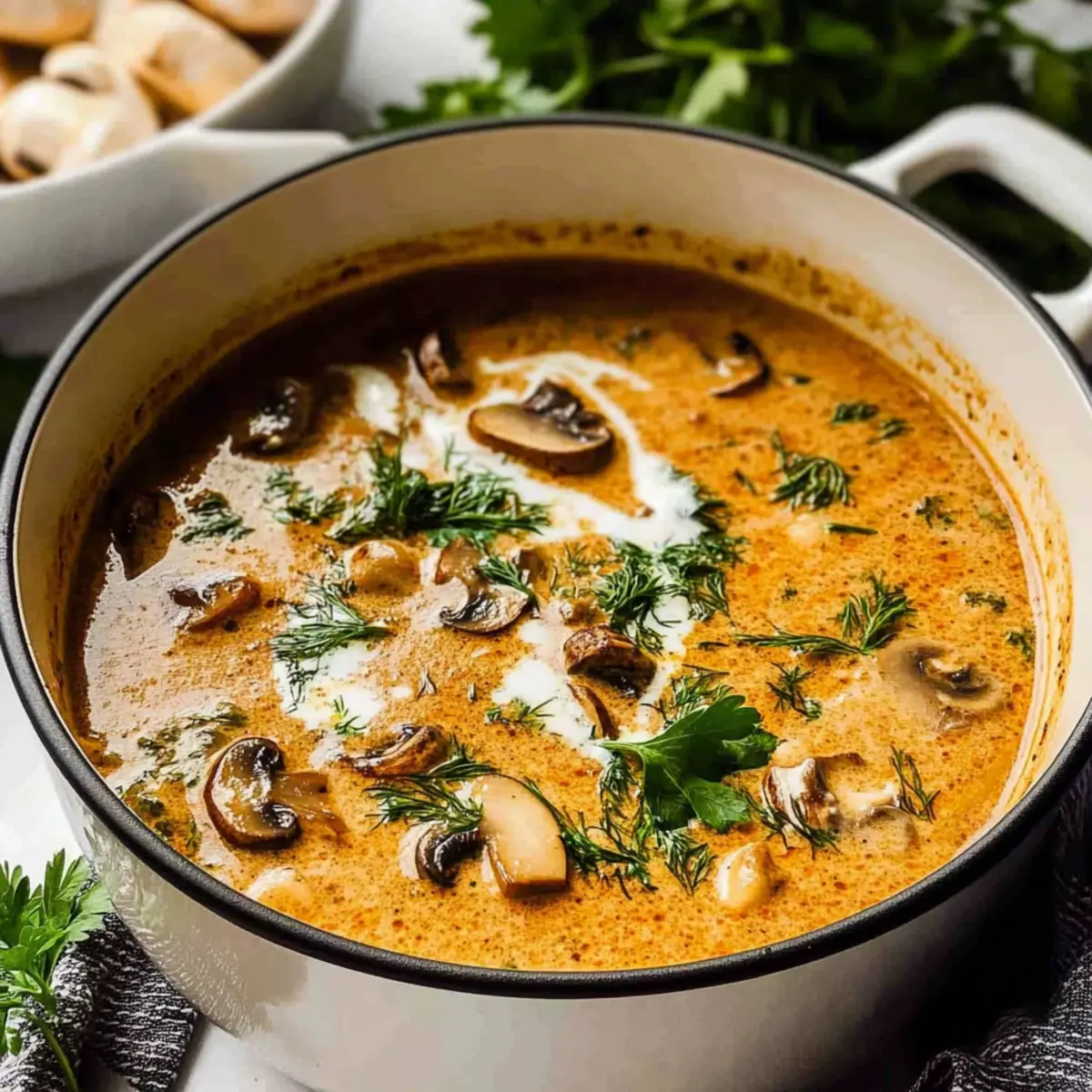 Deliciously Creamy Hungarian Mushroom Soup for Cozy Nights