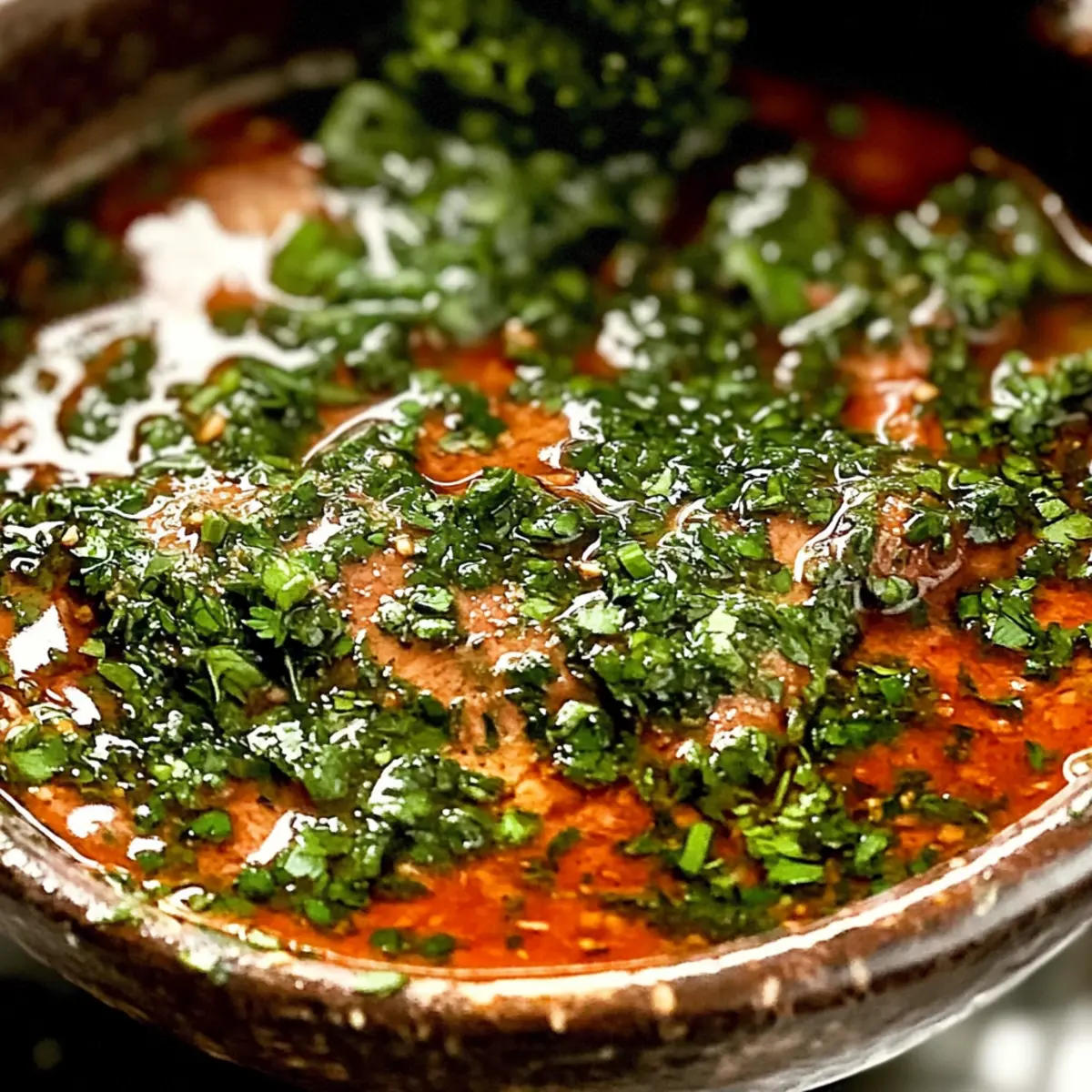 Fiery Red Chimichurri Sauce: Elevate Your Meals Instantly