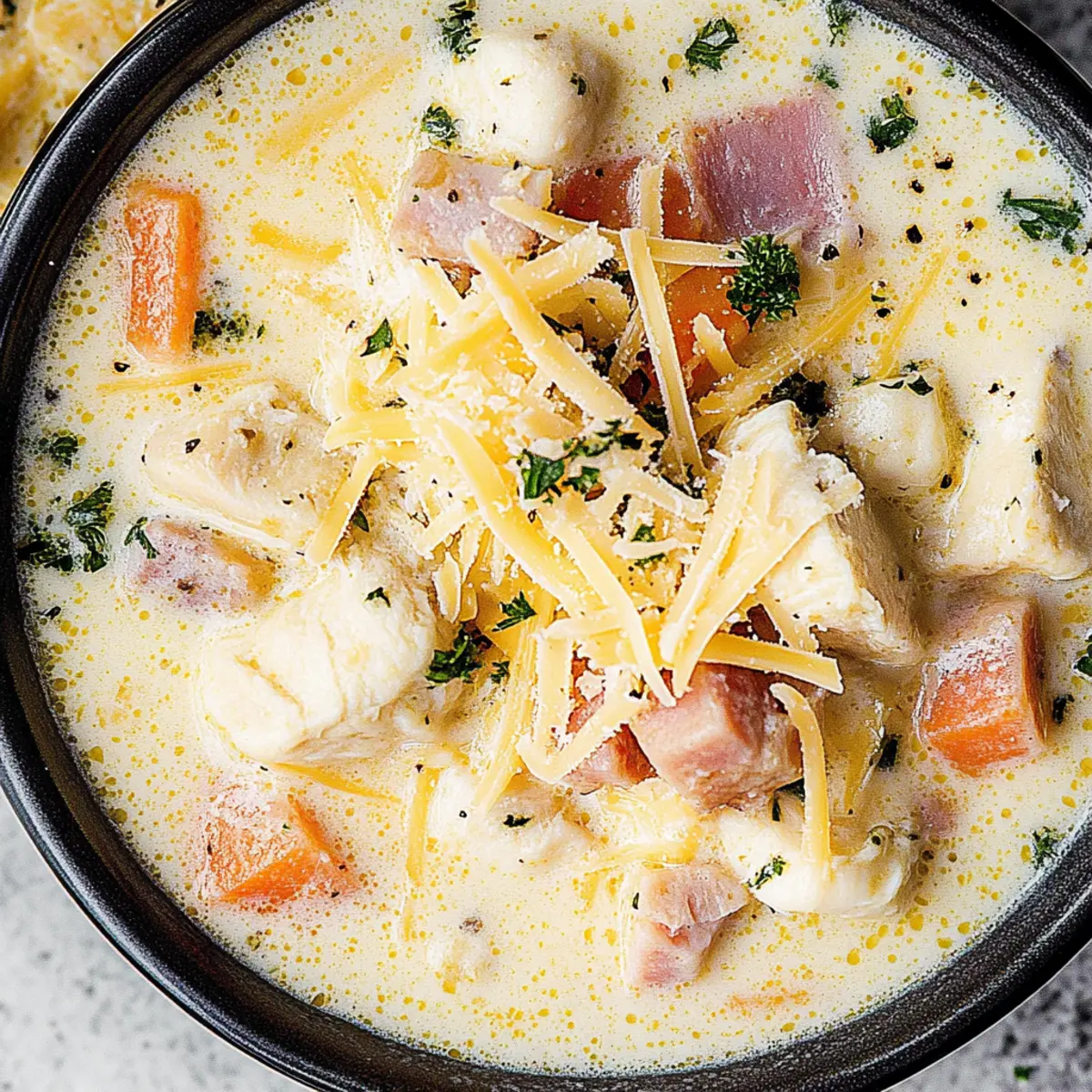 Creamy Chicken Cordon Bleu Soup for Cozy Nights
