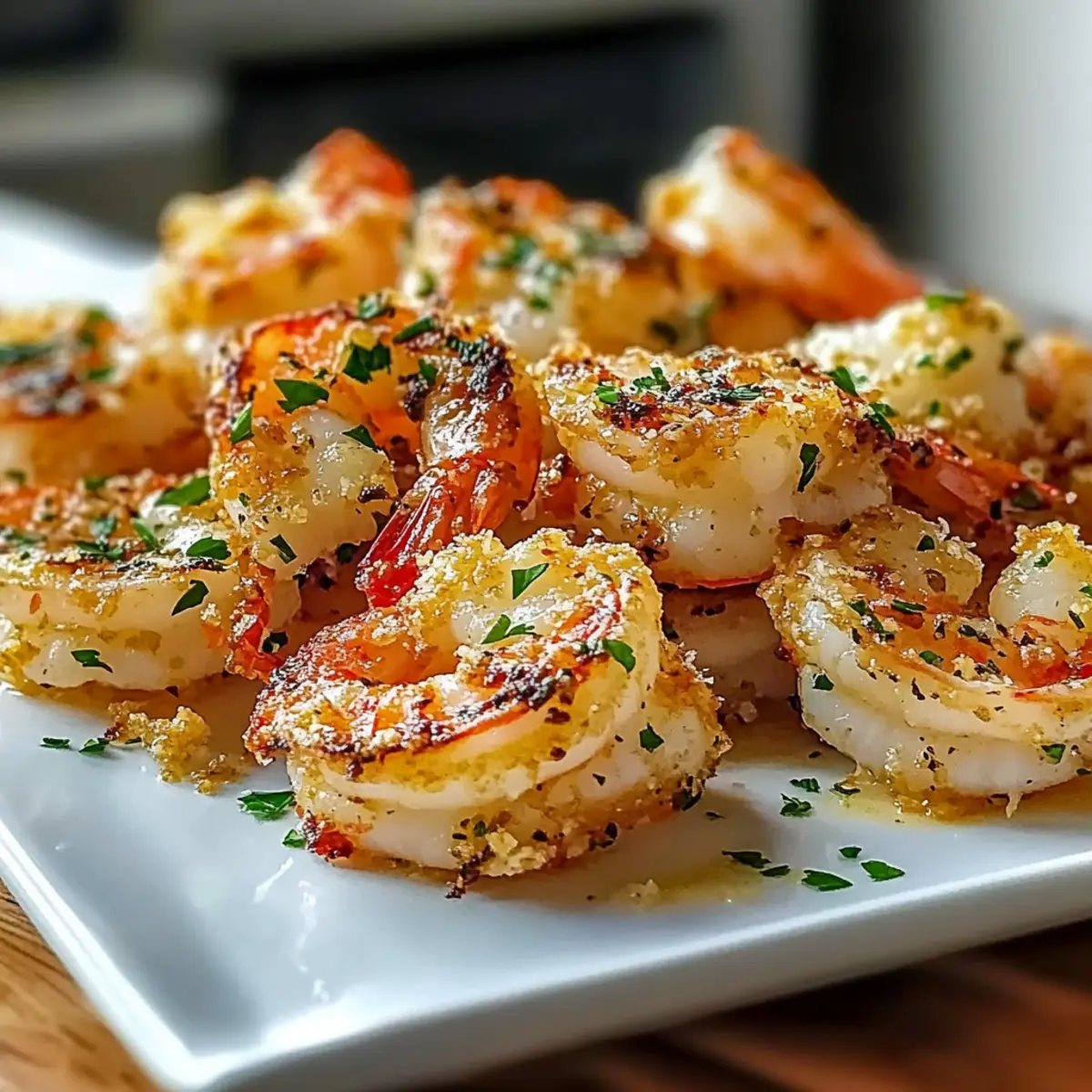 Garlic Parmesan Roasted Shrimp: Quick Baked Delight for Creamy Flavor