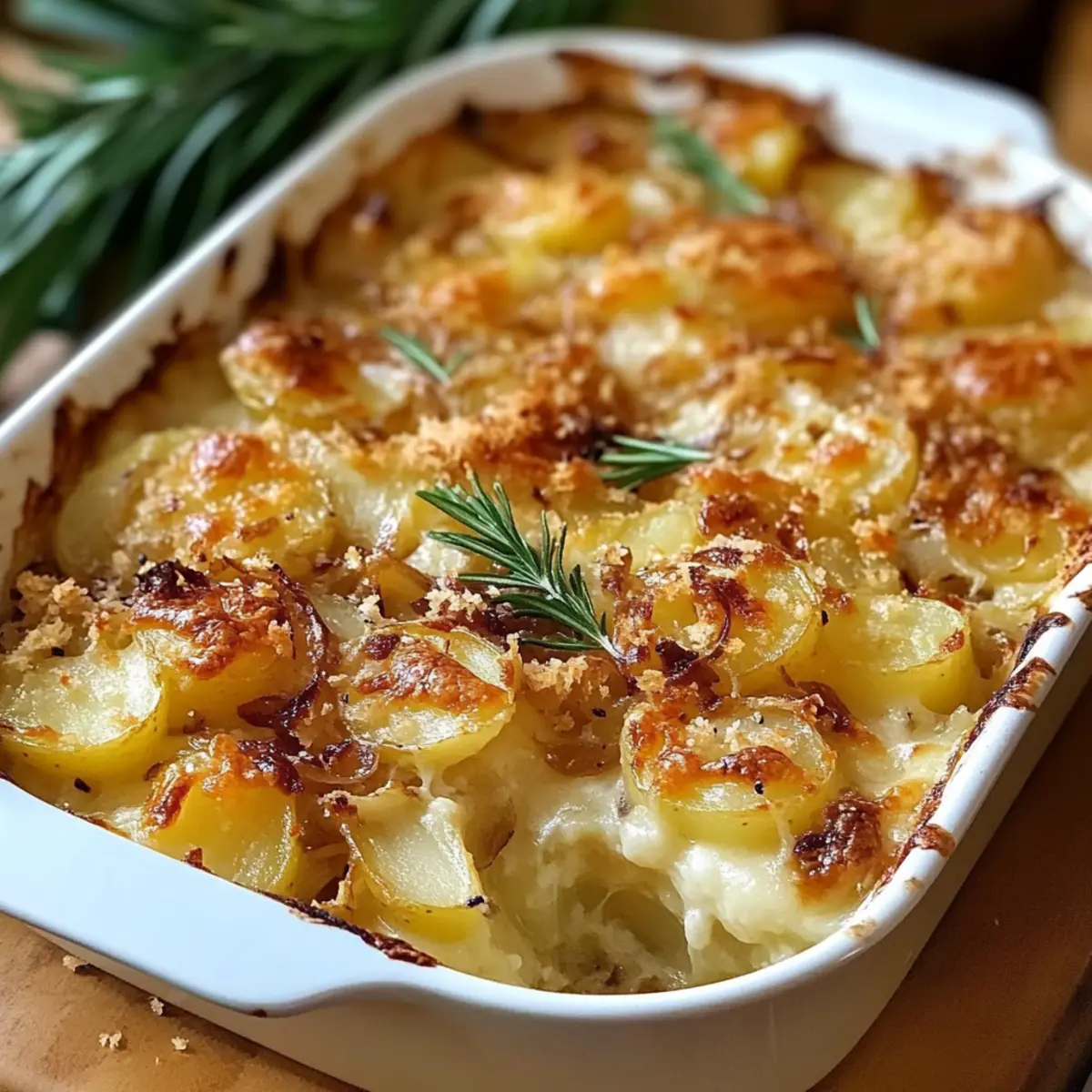 Savor the Comfort of French Onion Potato Bake Today