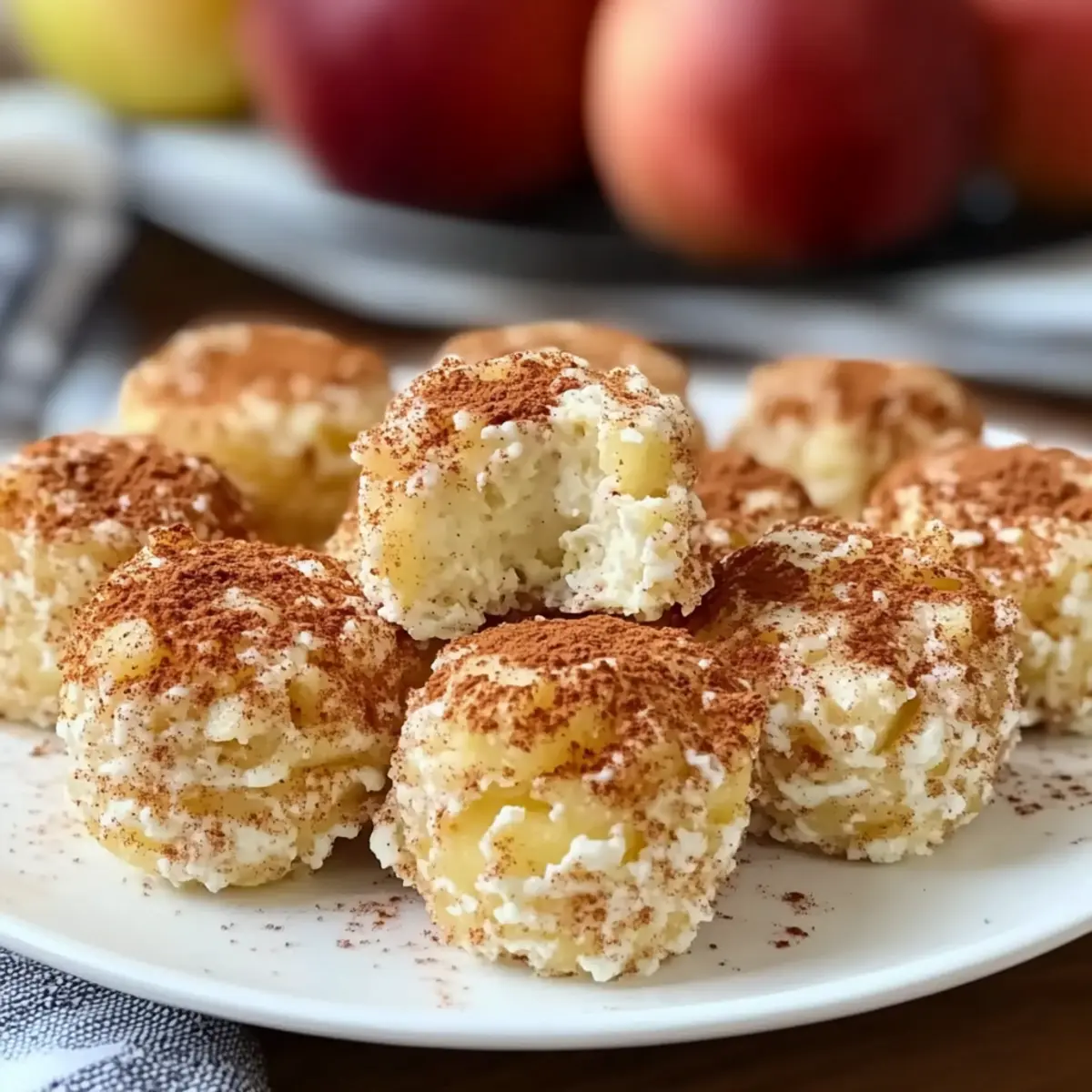 Cinnamon Apple Cottage Cheese Bites: Guilt-Free Snack Bliss