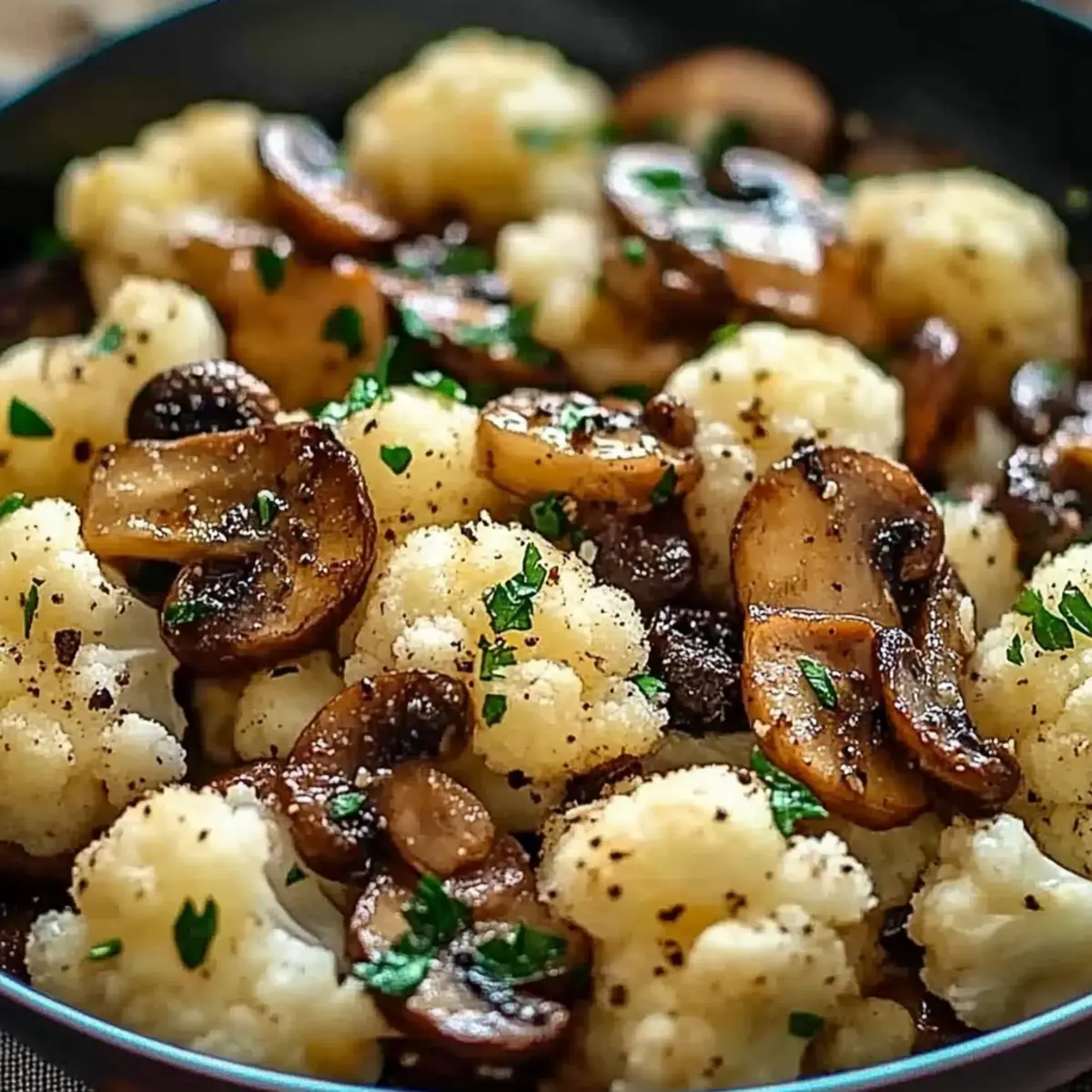 Garlic Cauliflower Mushroom Skillet: Your New Quick-Fix Delight