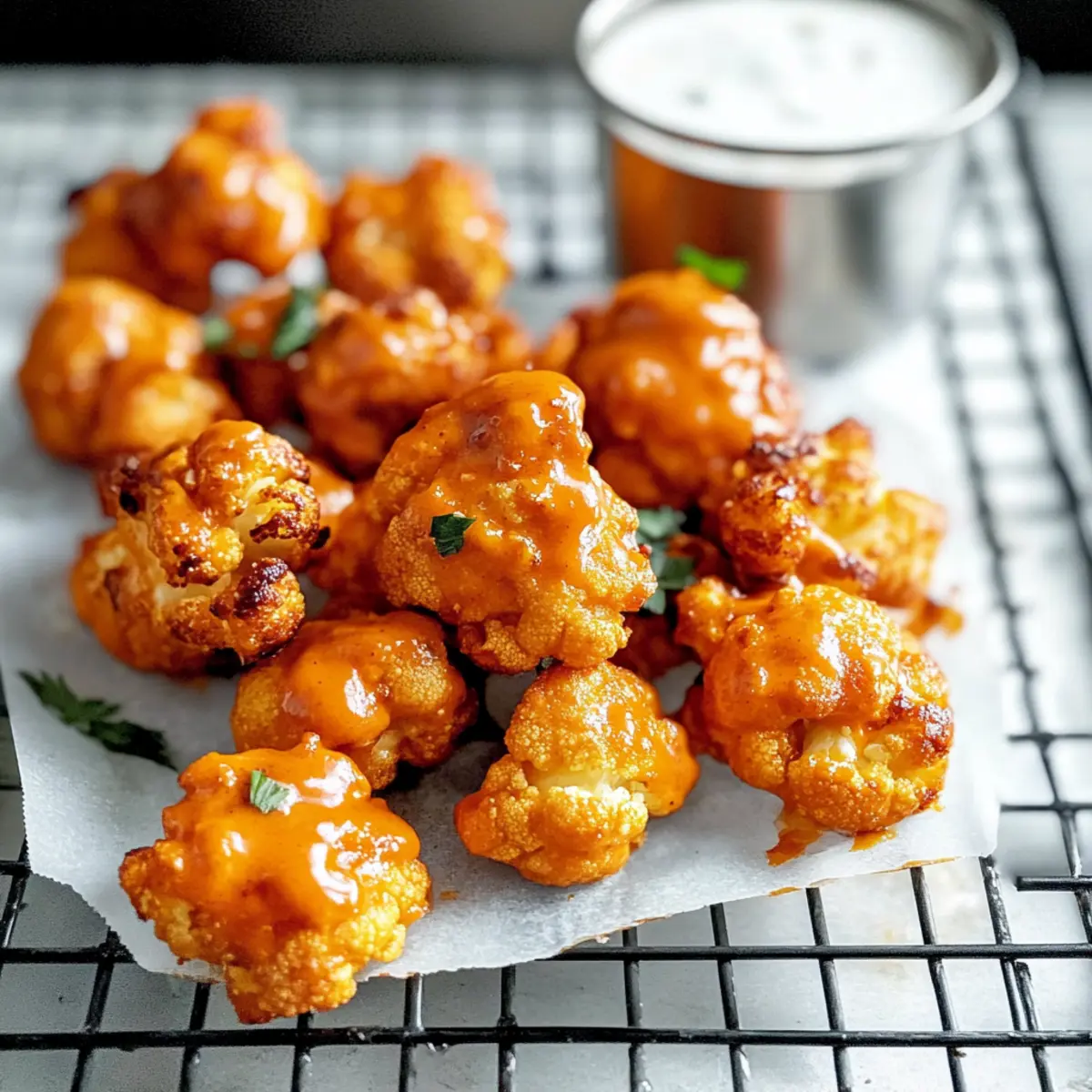 Buffalo Cauliflower Wings: Spicy, Healthy Game Day Delight