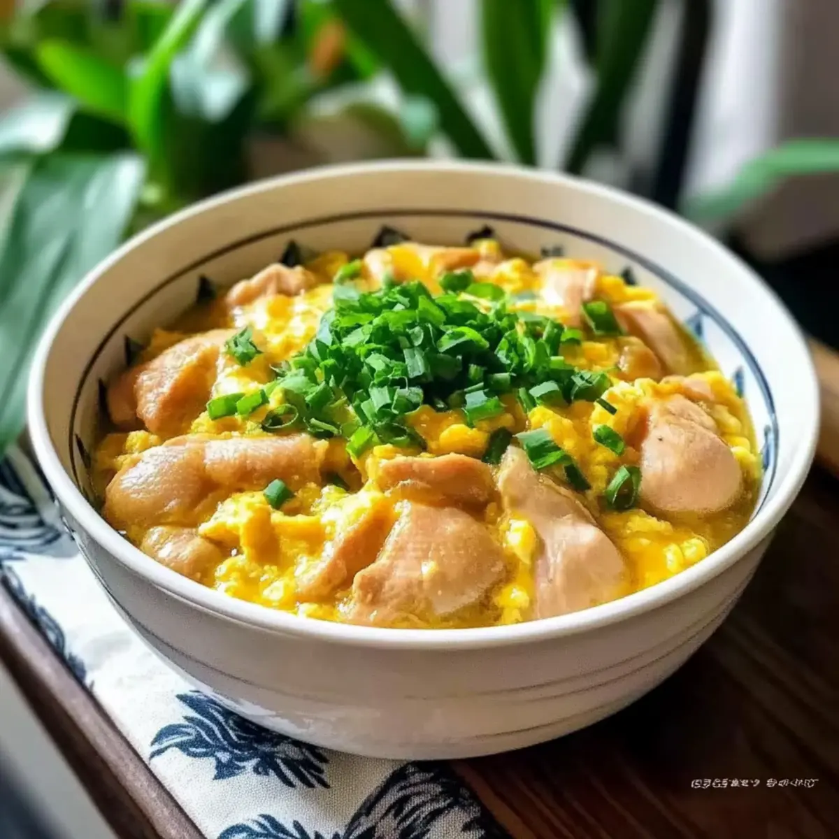 Comforting Japanese Chicken & Egg Rice Bowl in Minutes