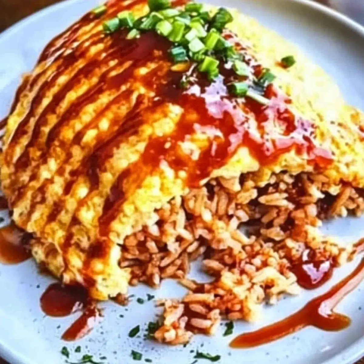 Irresistibly Creamy Japanese Omelette Rice in 15 Minutes