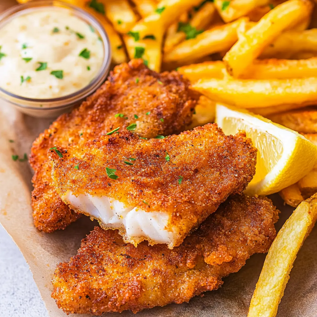 Crispy Air Fryer Fish and Chips for Guilt-Free Comfort
