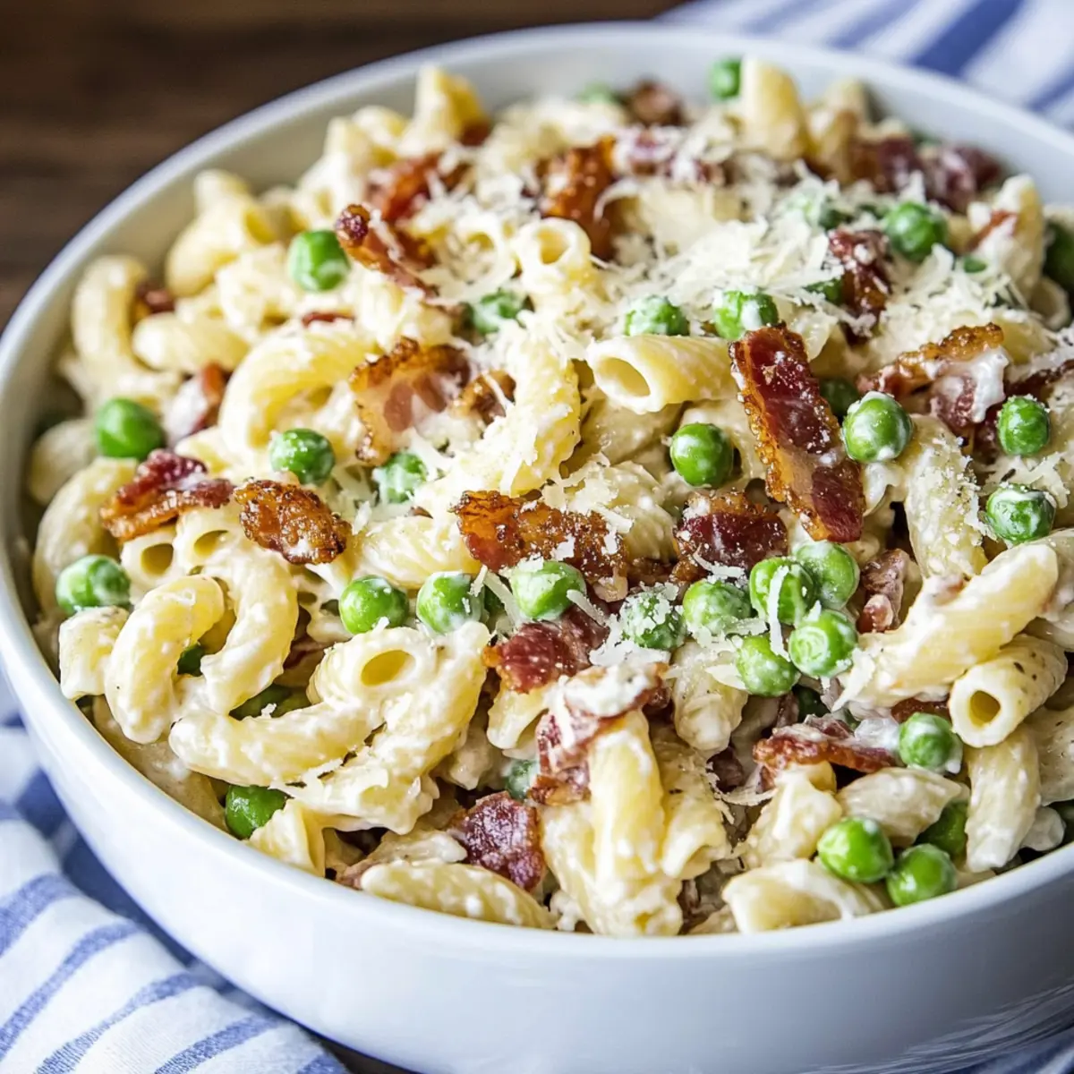 Creamy Pasta Salad That Will Brighten Any Gathering