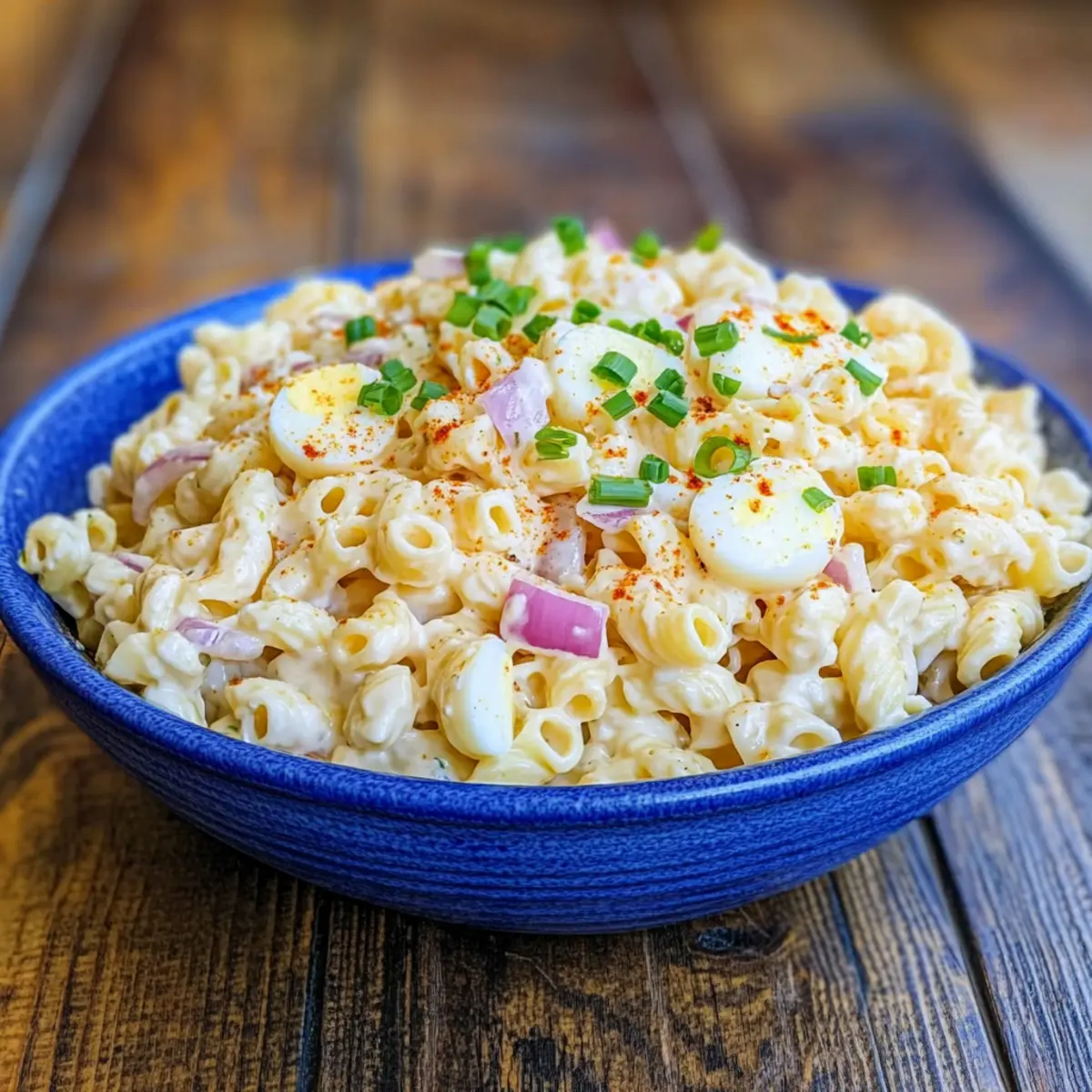 Deviled Egg Pasta Salad: Creamy Summer Flavor Sensation