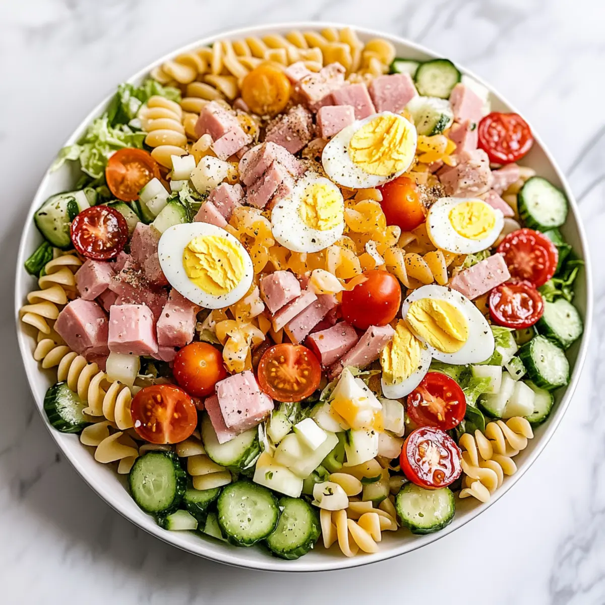 Creamy Chef Salad Pasta Salad That’s Perfect for Sharing