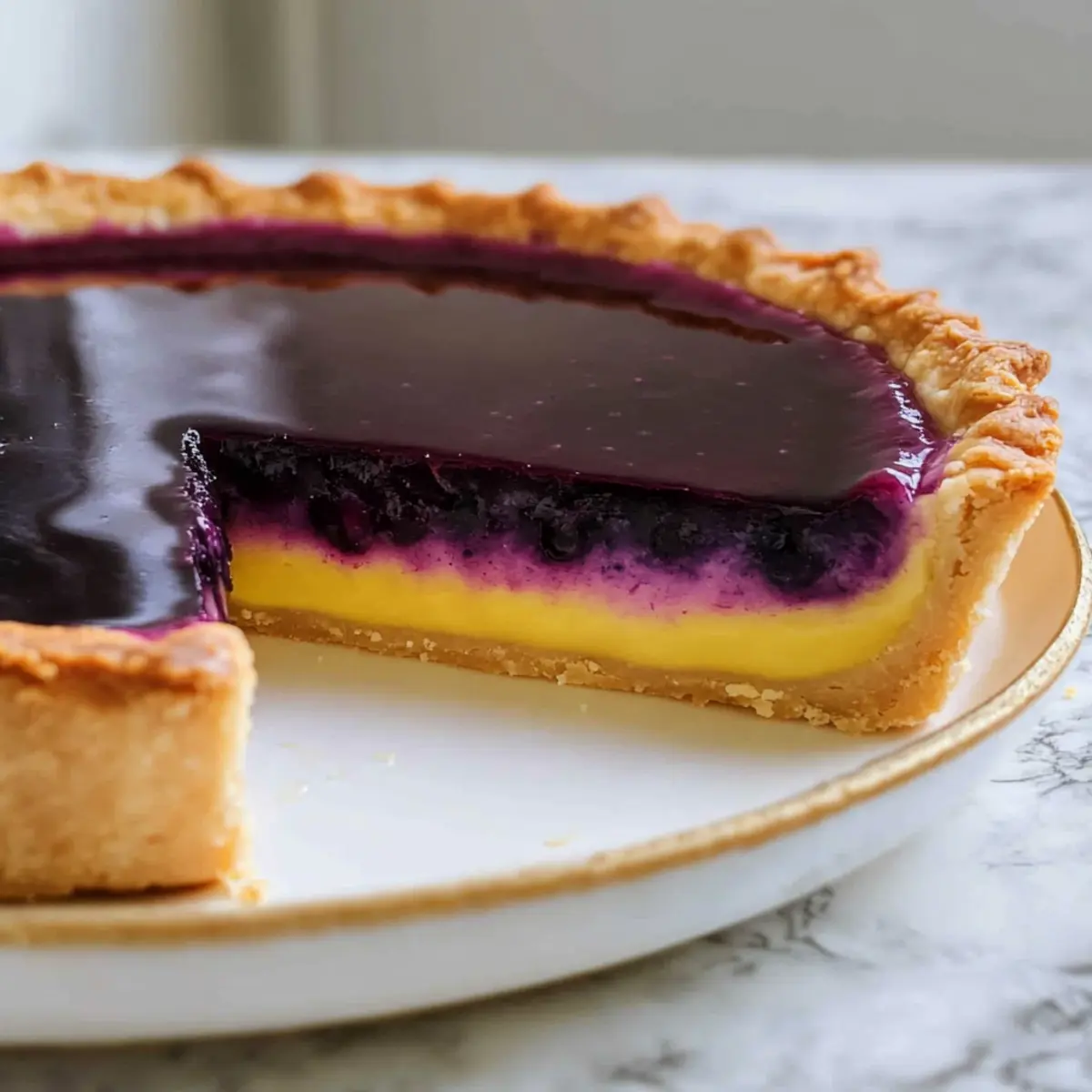Delightful Blueberry-Lemon Curd Tart for Bright Summer Days
