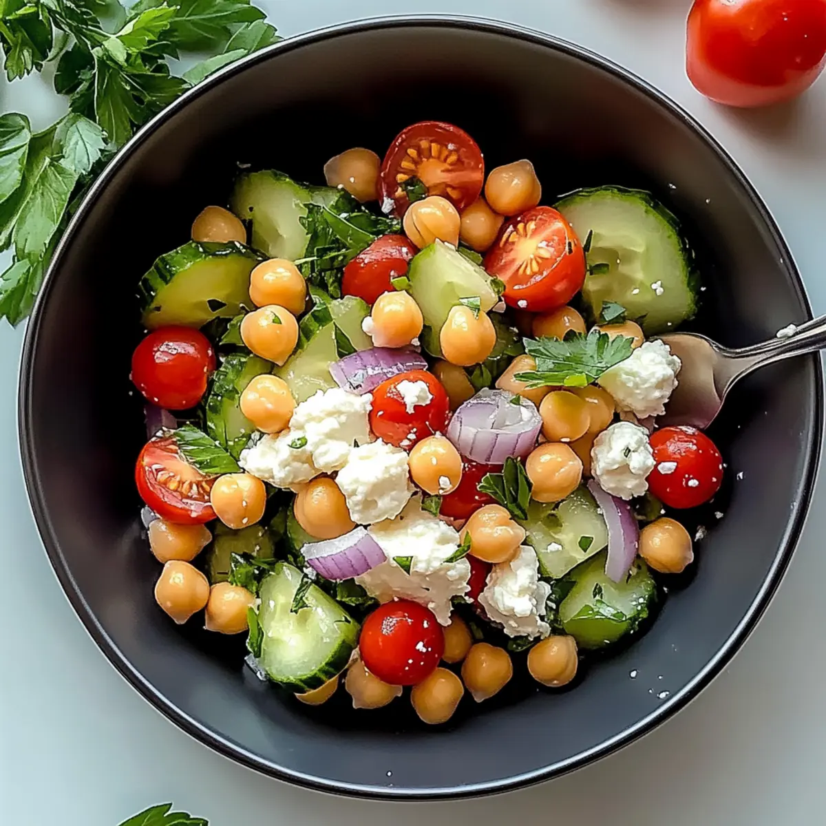 Cottage Cheese and Chickpeas Salad: A Fresh Protein Boost