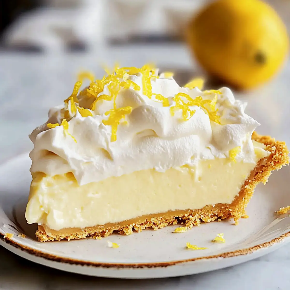 Refreshing Sunshine Lemon Cream Pie for Effortless Summer Bliss