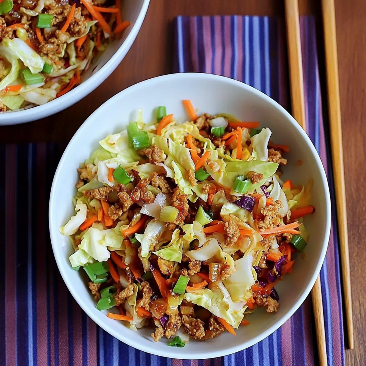 Vegan Egg Roll In A Bowl: Quick, Flavor-Packed Weeknight Meal