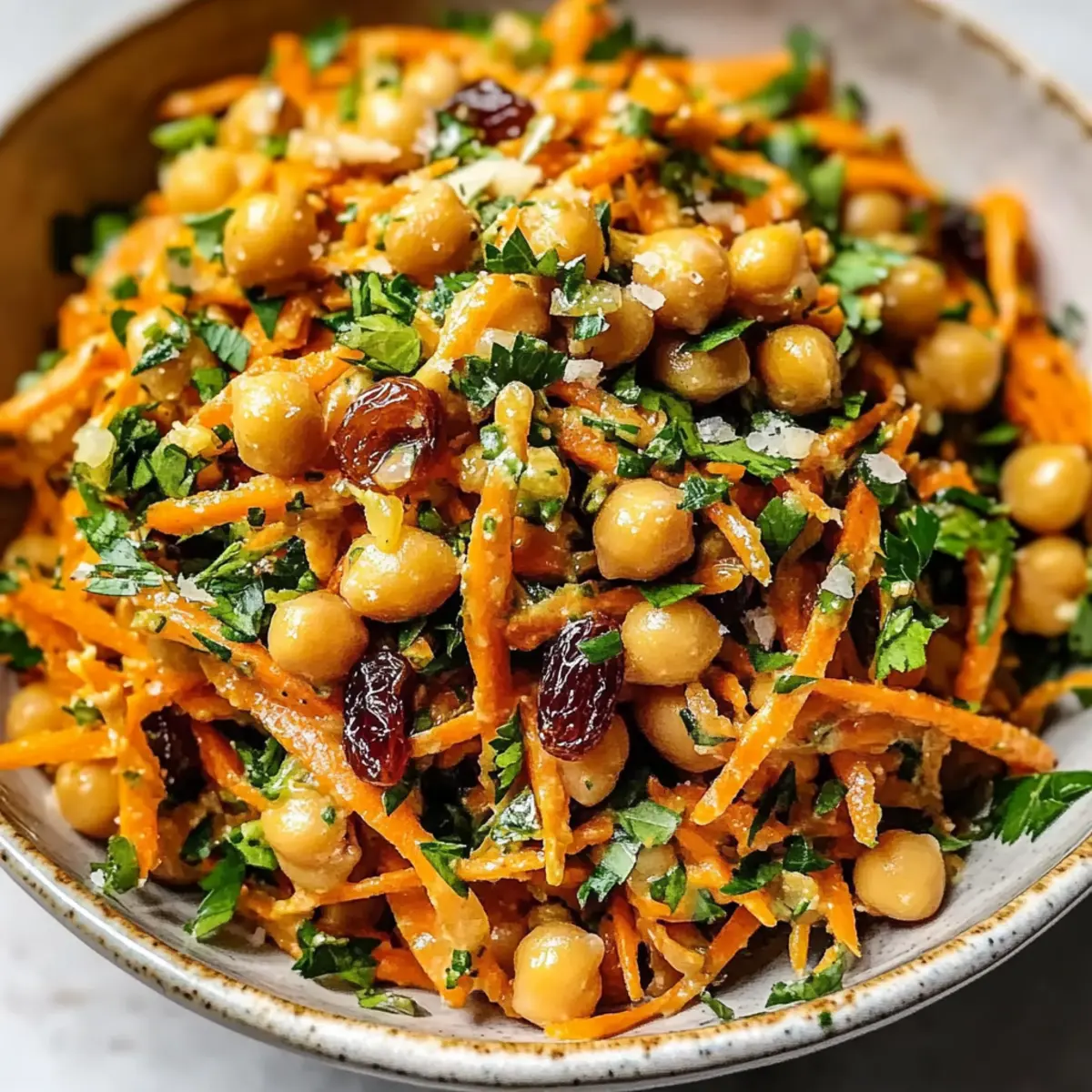 Moroccan Carrot and Chickpea Salad: Vibrant and Refreshing Bliss