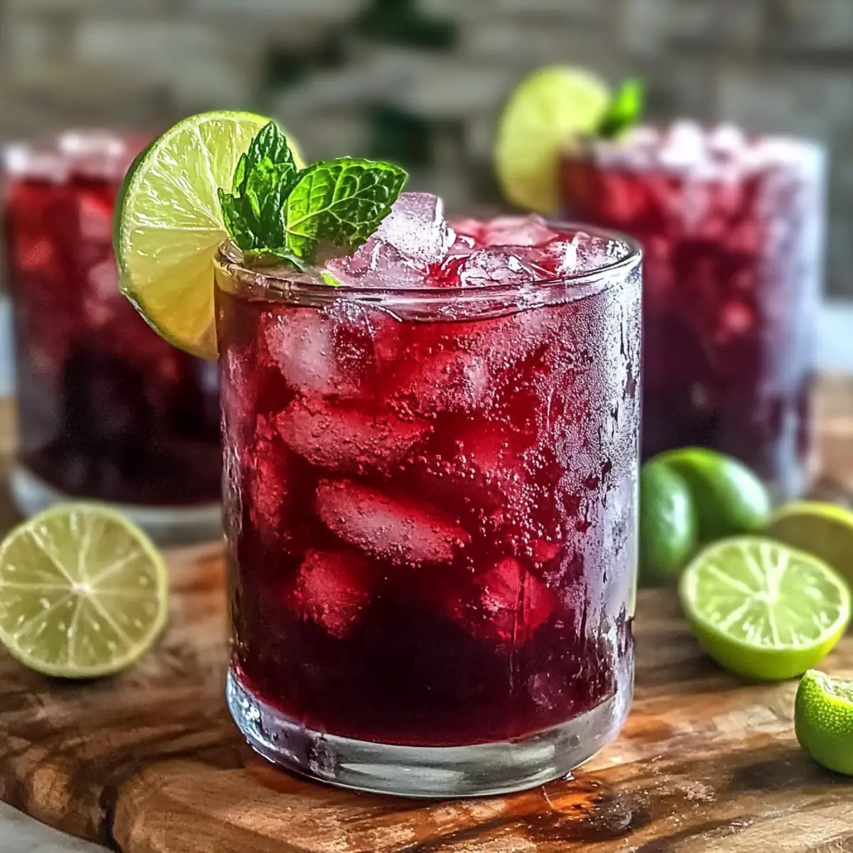 Vibrant Hibiscus Ginger Iced Tea for a Refreshing Summer Sip