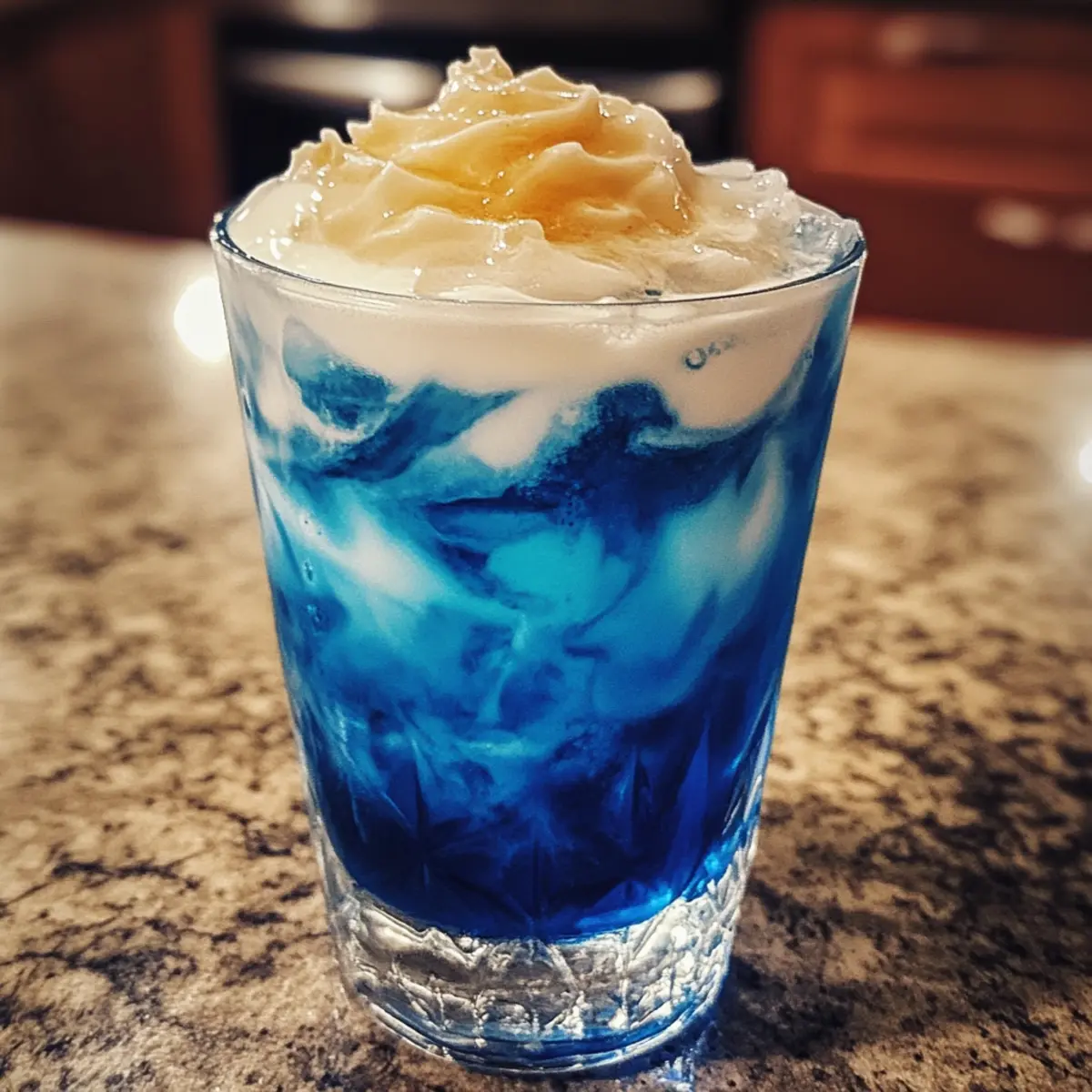 Delight in a Russian Blue Moon Cocktail: A Creamy Winter Dream
