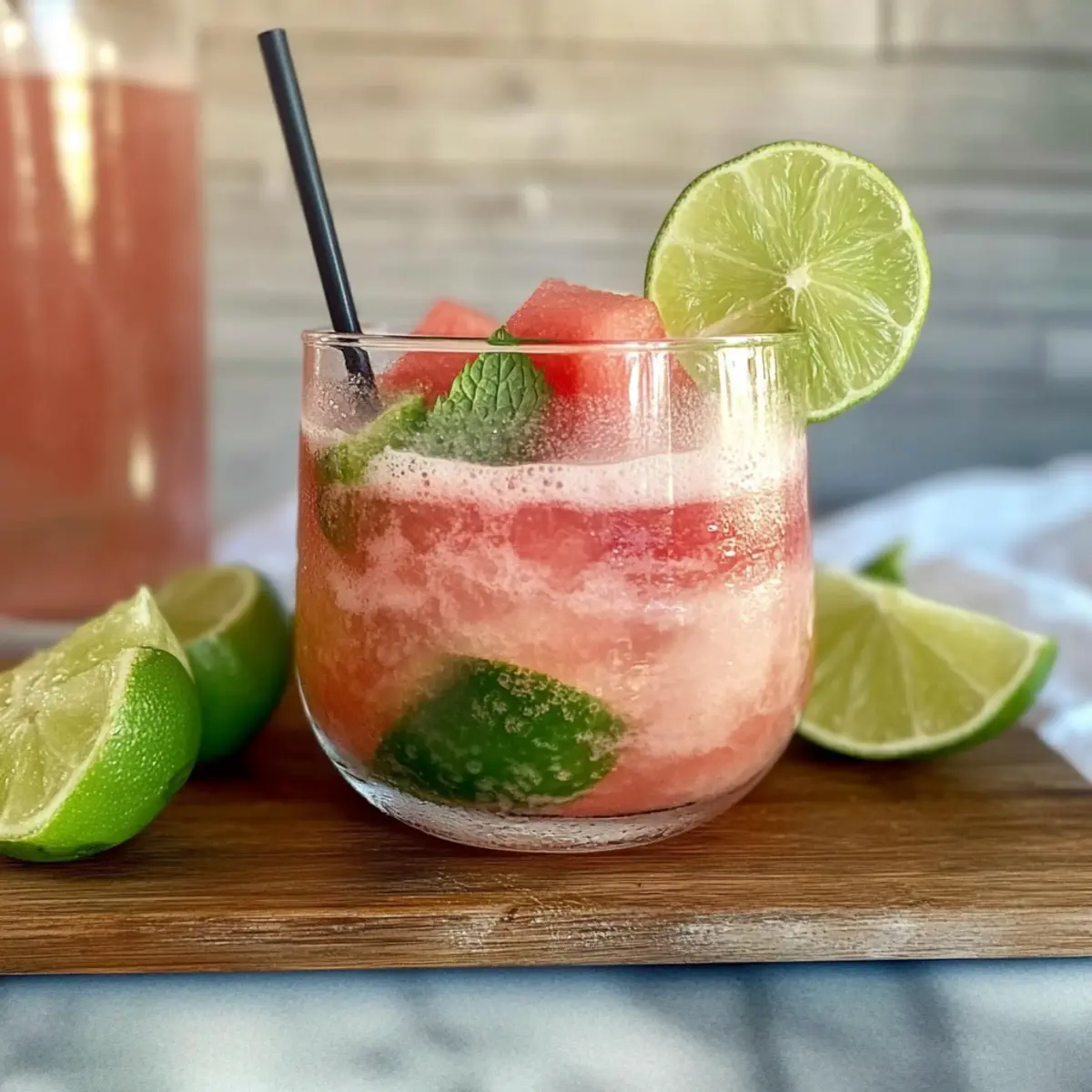 Refreshing Watermelon Lime Mint Mocktails for Summer Bliss