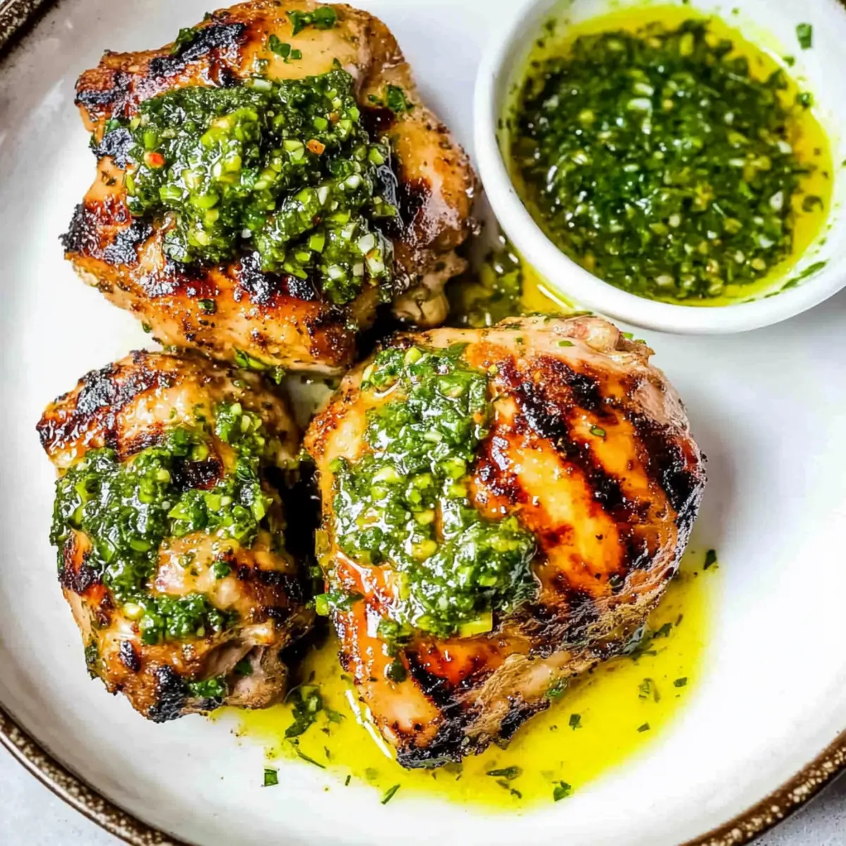 Chimichurri Chicken Thighs: Juicy Flavor for Summer Grilling